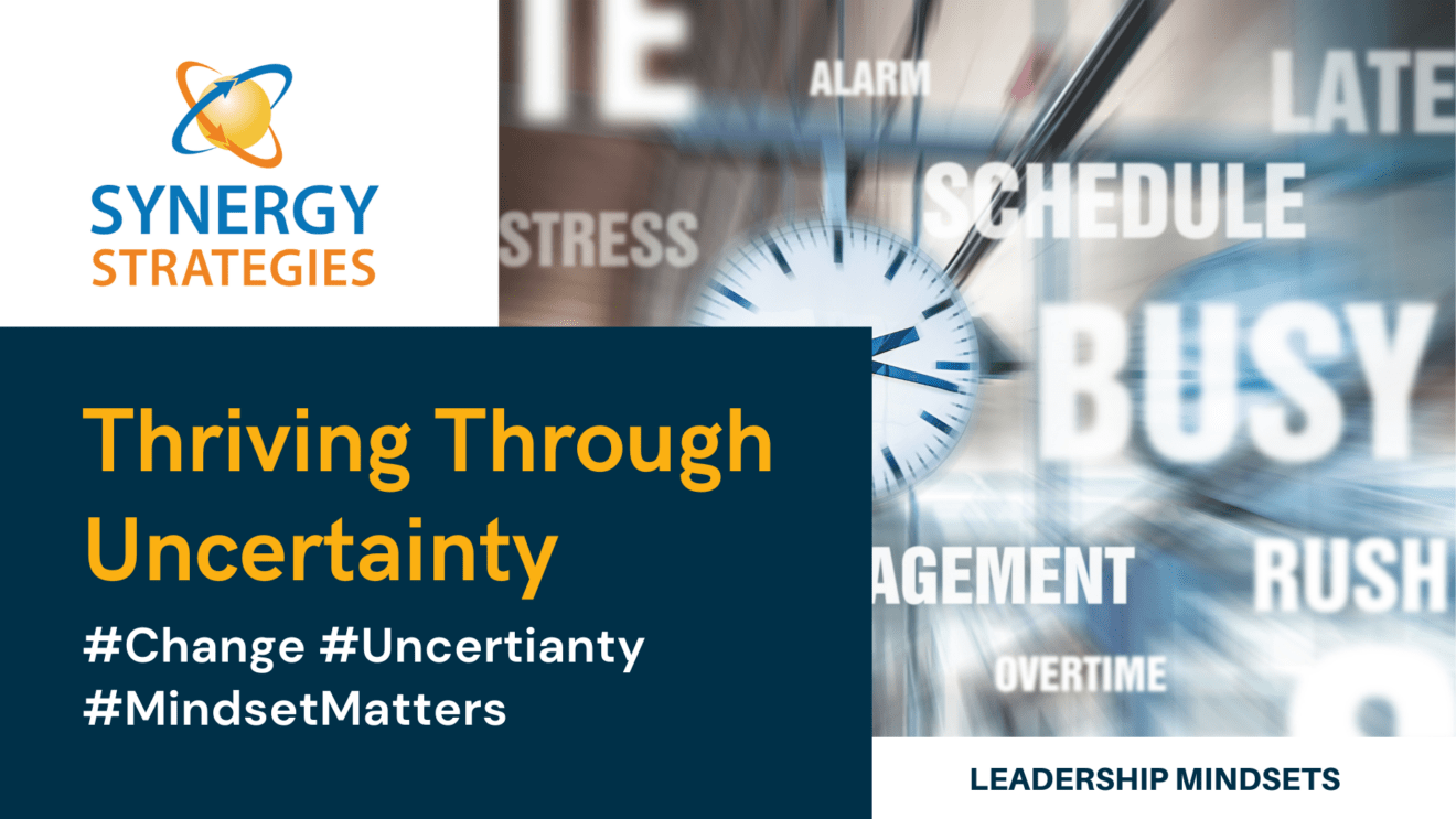 MINDSET: THRIVING THROUGH UNCERTAINTY - Synergy Strategies